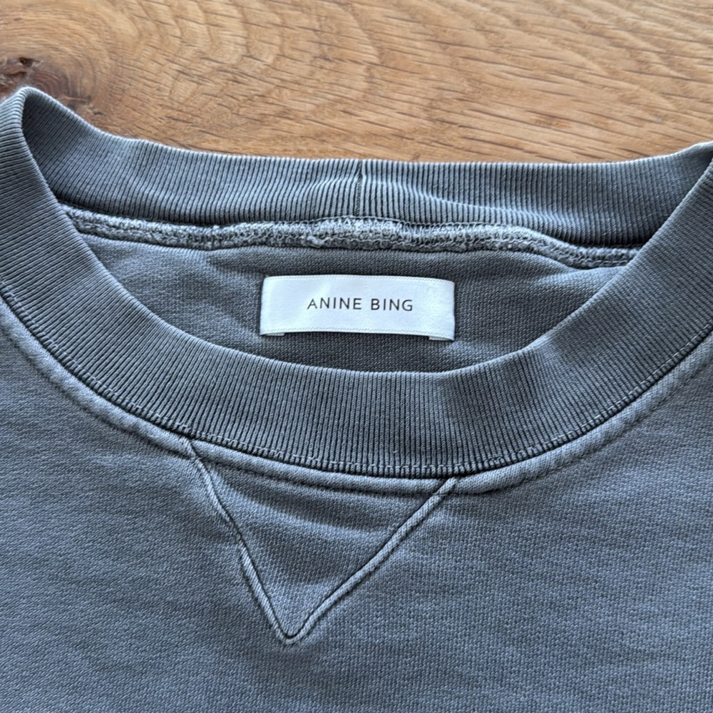 Anine Bing Ramona Sweatshirt - CROPPED - Picture 4 of 5